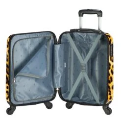 Princess Traveller Animal Print - Handbagagekoffer - Leopard - Small - 55cm 11 Princess Traveller Animal Print - Handbagagekoffer - Leopard - Small - 55cm -Trolley Winkel 1200x1200 1667
