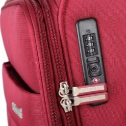 Decent D-Upright Handbagage Koffer - 55 Cm - TSA Slot - Bordeaux Rood -Trolley Winkel 1200x1200 1687