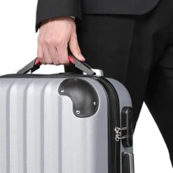 Monzana Hard Case Koffer Baseline XL Zwart -Trolley Winkel 1200x1200 174