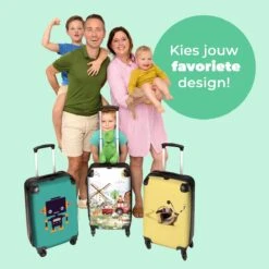 NoBoringSuitcases.com® Koffer - Boerderij - Dieren - Trekker - Jongens - Past Binnen 55x40x20 Cm En 55x35x25 Cm - Handbagage - Trolley - Fotokoffer - Cabin Size - Print -Trolley Winkel 1200x1200 1740
