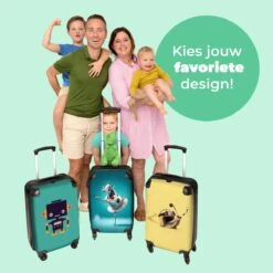 NoBoringSuitcases.com® Koffer - Koe - Ballet - Rok - Portret - Dieren - Trolley Op Wieltjes - Handbagagekoffer - Past Binnen 55x40x20 Cm En 55x35x25 Cm - Reiskoffer -Trolley Winkel 1200x1200 1957