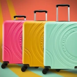 CabinMax Velocity Handbagage Koffer - Uitbreidbaar Trolley 44L - Harde Reiskoffer - 55x40x20/25 Cm - Lichtgewicht - Groot Capaciteit - Oranje -Trolley Winkel 1200x1200 240