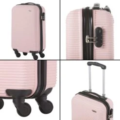 TravelZ Horizon Handbagagekoffer - 54cm Handbagage Trolley Met Gevoerde Binnenkant - Baby Roze -Trolley Winkel 1200x1200 283