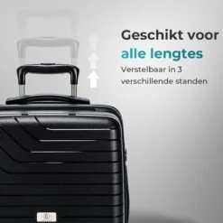 Legage Koffer - Reiskoffer - Trolley - Inclusief Uitzetlaag - Zwart - Maat L - 28 Inch -Trolley Winkel 1200x1200 31