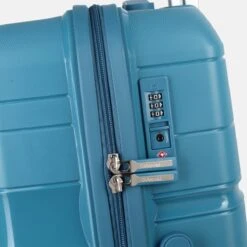 Decent ONE-CITY Large Koffer - 76 Cm - TSA Slot - Petrol -Trolley Winkel 1200x1200 339