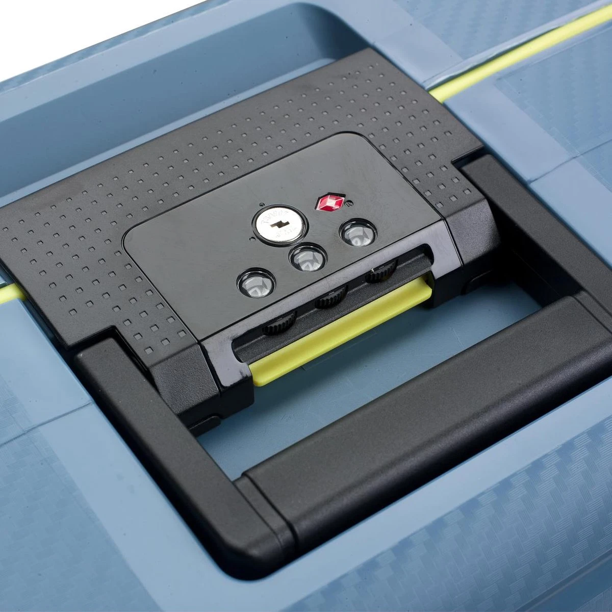 CarryOn Steward TSA Reiskoffer - 65cm Trolley Met Kliksloten - Dubbele Wielen - Blauw 12 CarryOn Steward TSA Reiskoffer - 65cm Trolley Met Kliksloten - Dubbele Wielen - Blauw - Afbeelding 10