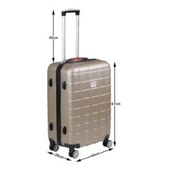 Monzana Exopack Hardcase Koffer Champagne 65x41x27cm -Trolley Winkel 1200x1200 465