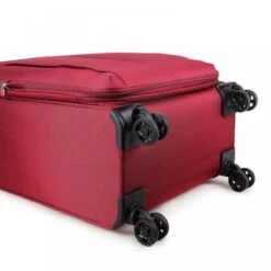 Decent D-Upright Medium Koffer - 66 Cm Expandable - TSA Slot - Bordeaux Rood -Trolley Winkel 1200x1200 483