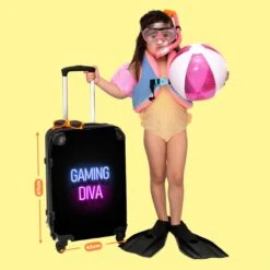 NoBoringSuitcases.com® Koffer Groot - Gaming - Quotes - Neon - Gaming Diva - Vrouwen - Trolley Koffer Met TSA-slot - Met Wielen - 90 Liter - Reiskoffer - 66 Cm 15 NoBoringSuitcases.com® Koffer Groot - Gaming - Quotes - Neon - Gaming Diva - Vrouwen - Trolley Koffer Met TSA-slot - Met Wielen - 90 Liter - Reiskoffer - 66 Cm -Trolley Winkel 1200x1200 490