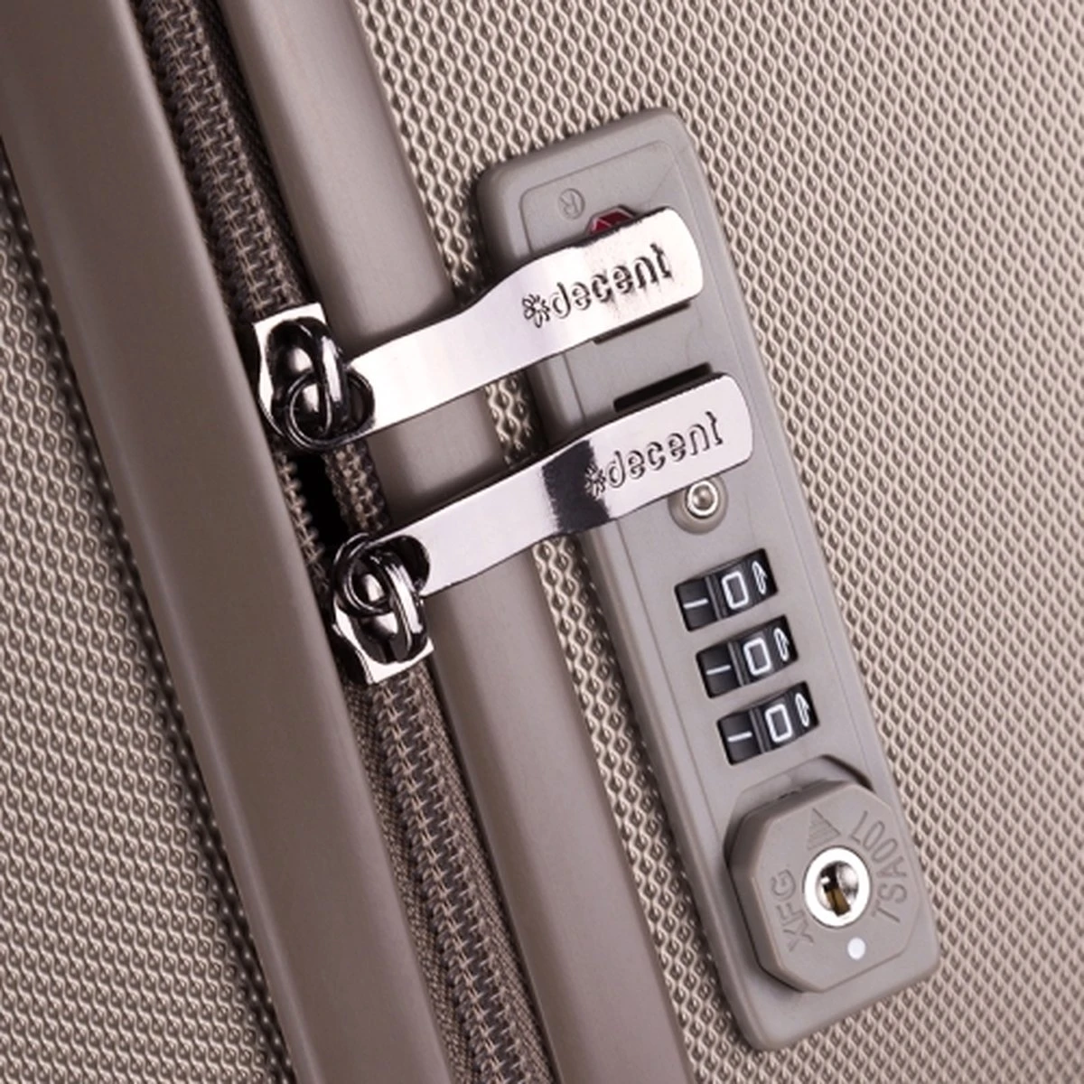 Decent Harde Koffer Tranporto 76 - Champagne 11 Decent Harde Koffer Tranporto 76 - Champagne - Afbeelding 9