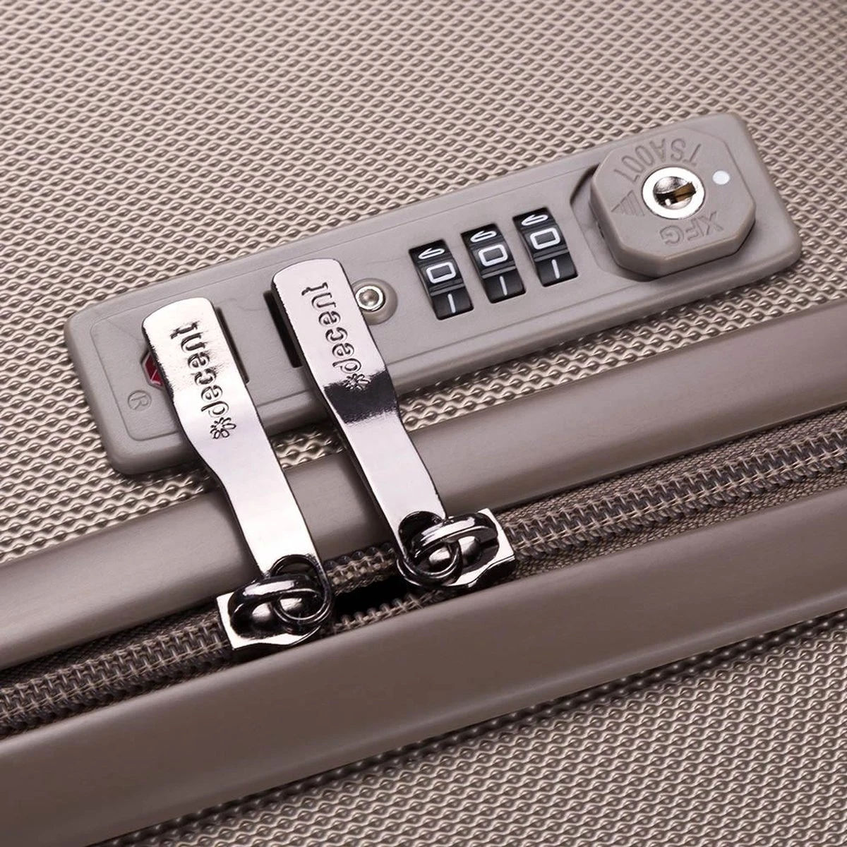 Decent Harde Koffer Tranporto 76 - Champagne 14 Decent Harde Koffer Tranporto 76 - Champagne - Afbeelding 12