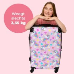 NoBoringSuitcases.com® Koffer Groot - Eenhoorn - Meisje - Patroon - Hartje - Trolley Koffer Met TSA-slot - Met Wielen - 90 Liter - Reiskoffer - 66 Cm 11 NoBoringSuitcases.com® Koffer Groot - Eenhoorn - Meisje - Patroon - Hartje - Trolley Koffer Met TSA-slot - Met Wielen - 90 Liter - Reiskoffer - 66 Cm -Trolley Winkel 1200x1200 535