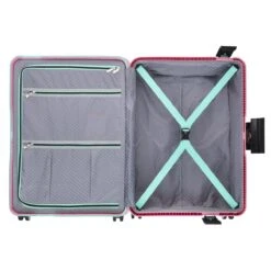 CarryOn Steward TSA Reiskoffer - 65cm Trolley Met Kliksloten - Dubbele Wielen - Roze -Trolley Winkel 1200x1200 564