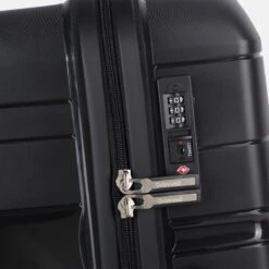 Decent ONE-CITY Large Koffer - 76 Cm - TSA Slot - Zwart -Trolley Winkel 1200x1200 593