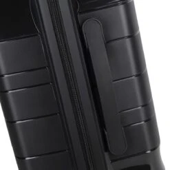 Decent ONE-CITY Large Koffer - 76 Cm - TSA Slot - Zwart -Trolley Winkel 1200x1200 594