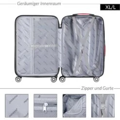 Monzana Exopack Hardcase Koffer Zwart 65x41x27cm -Trolley Winkel 1200x1200 600