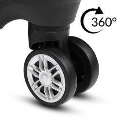 Monzana Exopack Hardcase Koffer Zwart 65x41x27cm -Trolley Winkel 1200x1200 601