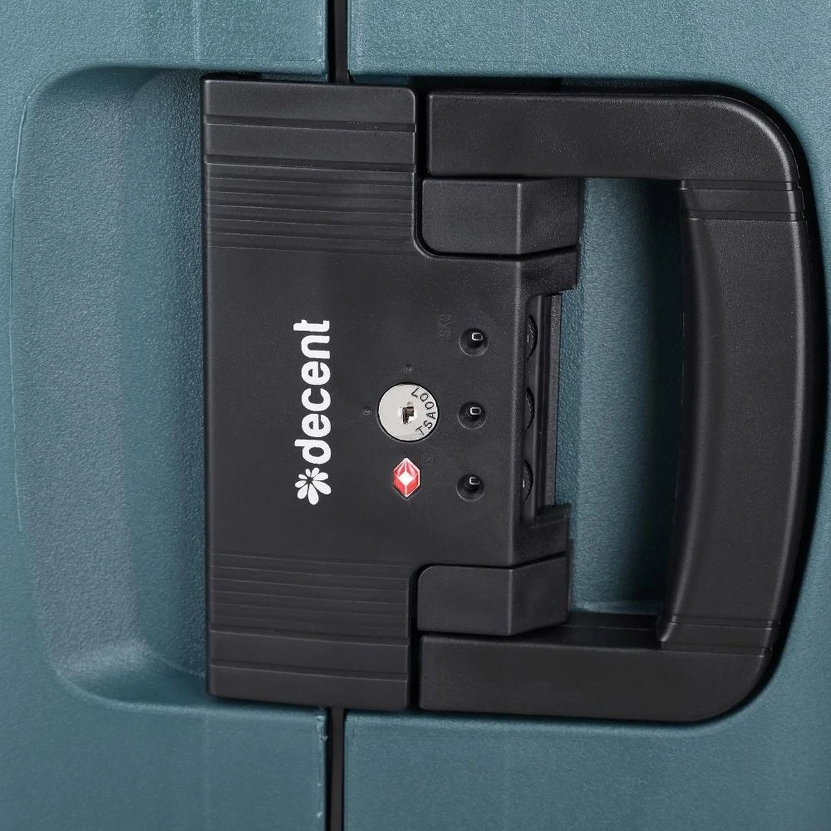 Decent Transit Medium Koffer - 70 Cm - Petrol Groen 8 Decent Transit Medium Koffer - 70 Cm - Petrol Groen - Afbeelding 6