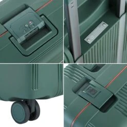 CarryOn Protector Luxe Reiskoffer - Trolley 66cm Met TSA-klikslot En OKOBAN - Ultrasterk - Groen -Trolley Winkel 1200x1200 750