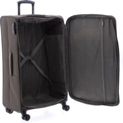 Gladiator Siroco L Grote Koffer 78 Cm - 115 Liter - Expandable - TSA Slot - Bruin -Trolley Winkel 1200x1200 771