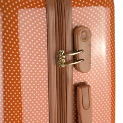 Princess Traveller Trendy Dots - Reiskoffer - Terra - M - 66cm -Trolley Winkel 1200x1200 788