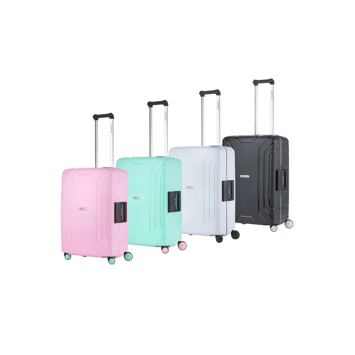 CarryOn Steward TSA Reiskoffer - 75cm Trolley Met Kliksloten - Dubbele Wielen - Zwart 12 CarryOn Steward TSA Reiskoffer - 75cm Trolley Met Kliksloten - Dubbele Wielen - Zwart - Afbeelding 10