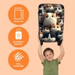 NoBoringSuitcases.com® Koffer Groot - Kat - Huisdieren - Poes - Bruin - Grijs - Trolley Koffer Met TSA-slot - Met Wielen - 90 Liter - Reiskoffer - 66 Cm 12 NoBoringSuitcases.com® Koffer Groot - Kat - Huisdieren - Poes - Bruin - Grijs - Trolley Koffer Met TSA-slot - Met Wielen - 90 Liter - Reiskoffer - 66 Cm -Trolley Winkel 1200x1200 831
