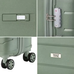 TravelZ Big Bars Kofferset - Trolleyset 3-delig Met TSA-slot - Olijf -Trolley Winkel 1200x1200 888