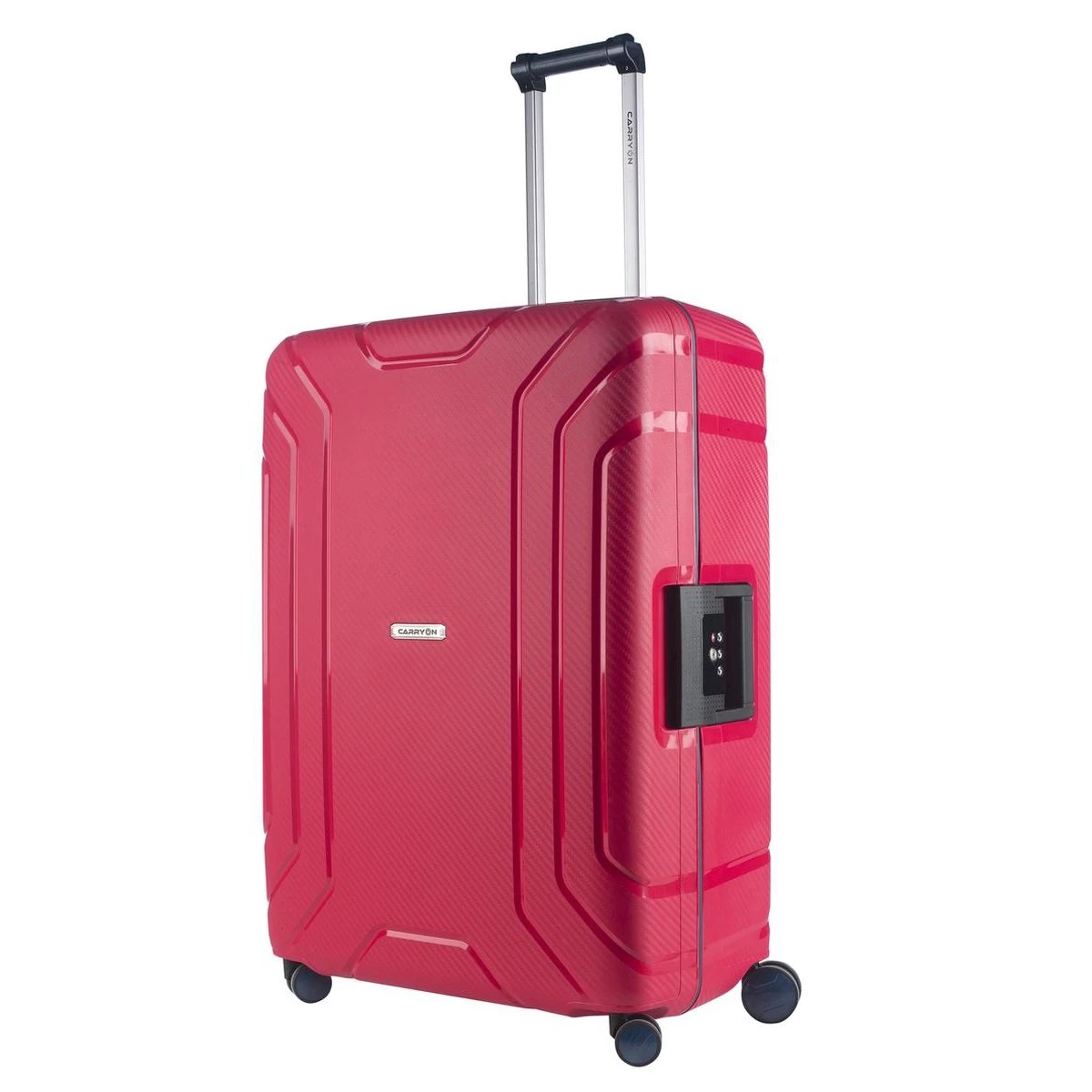 CarryOn Steward Kofferset - 2-delige TSA Trolleyset Met Kliksloten - Dubbele Wielen - Rood 11 CarryOn Steward Kofferset - 2-delige TSA Trolleyset Met Kliksloten - Dubbele Wielen - Rood - Afbeelding 9