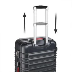 Monzana Kofferset - 4 Stuks S M L XL Met Wielen Cijferslot - Zwart -Trolley Winkel 1200x1200 932