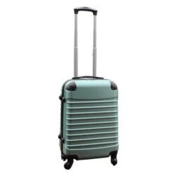 Travelerz Kofferset 2 Delig ABS Handbagage Koffers - Met Cijferslot - 39 Liter - Zilver - Groen -Trolley Winkel 1200x1200 974