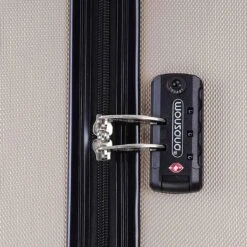 Monazana – Kofferset Exopack - 3-delig –TSA Slot – Wielen - Champagne -Trolley Winkel 1200x1200 989