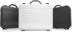 Matias Aluminium Attachékoffer White (Slim 12" - 15") 5 Matias Aluminium Attachékoffer White (Slim 12" - 15") -Trolley Winkel 1200x532
