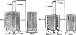 SB Travelbags Kofferset - 2 Delige 'Expandable' Koffer - Blauw - 65cm/55cm -Trolley Winkel 1200x561