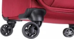 Decent D-Upright Handbagage Koffer - 55 Cm - TSA Slot - Bordeaux Rood -Trolley Winkel 1200x626 1