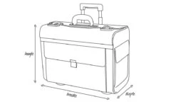 Juscha JU-45039 Pilotenkoffer Alassio Modica 32,5 X 45,5 X 10,5 Cm Zwart -Trolley Winkel 1200x715 4