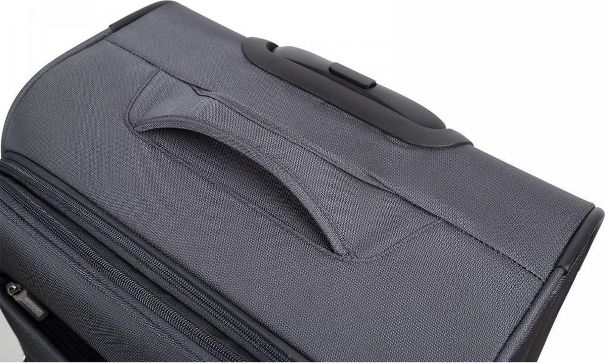 Decent D-Upright Large Koffer - 76 Cm Expandable - TSA Slot - Grijs 7 Decent D-Upright Large Koffer - 76 Cm Expandable - TSA Slot - Grijs - Afbeelding 5