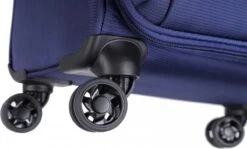 Decent D-Upright Large Koffer - 76 Cm Expandable - TSA Slot - Donkerblauw -Trolley Winkel 1200x723