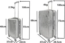 SB Travelbags Kofferset - 2 Delige -Blauw - 75cm/55cm -Trolley Winkel 1200x797 4