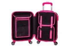 Decent Lumi Fix Handbagage Koffer - 55 Cm - Black/Pink 25 Decent Lumi Fix Handbagage Koffer - 55 Cm - Black/Pink -Trolley Winkel 1200x800 11