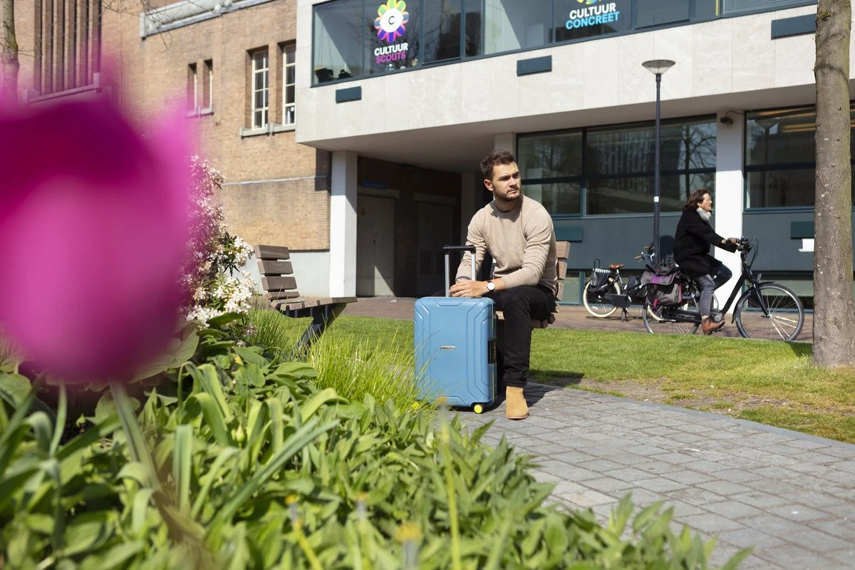 CarryOn Steward TSA Reiskoffer - 65cm Trolley Met Kliksloten - Dubbele Wielen - Blauw 13 CarryOn Steward TSA Reiskoffer - 65cm Trolley Met Kliksloten - Dubbele Wielen - Blauw - Afbeelding 11