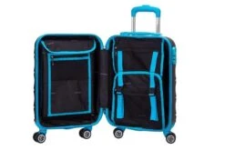 Decent Lumi Fix Handbagage Koffer - 55 Cm - Black/Blue -Trolley Winkel 1200x800 61