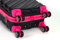 Decent Lumi Fix Handbagage Koffer - 55 Cm - Black/Pink 21 Decent Lumi Fix Handbagage Koffer - 55 Cm - Black/Pink -Trolley Winkel 1200x800 9