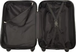 SB Travelbags Handbagage Koffer 55cm 4 Wielen Trolley - Zwart -Trolley Winkel 1200x823 5