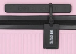Enrico Benetti Louisville 39040 Handbagage Koffer Hardcase ABS - Roze -Trolley Winkel 1200x853 2