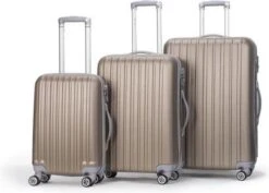 Decent Handbagage Koffer Tranporto - Formaat 55 X 35 X 20 Cm Kleur - Champagne 32 Decent Handbagage Koffer Tranporto - Formaat 55 X 35 X 20 Cm Kleur - Champagne -Trolley Winkel 1200x859 3