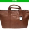 Reistas R&B | Lichtbruin | Vakantietas | Leren Tas | Schoudertas| Unisex -Trolley Winkel 1200x870