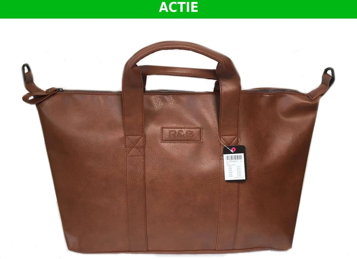 Reistas R&B | Lichtbruin | Vakantietas | Leren Tas | Schoudertas| Unisex 3 Reistas R&B | Lichtbruin | Vakantietas | Leren Tas | Schoudertas| Unisex