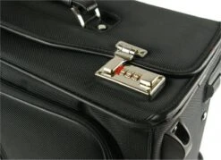 Zakelijke Handbagage Zwart - Laptopvak - Documentenvak - Businesstrolley - Pilotenkoffer - Laptop Trolley -Trolley Winkel 1200x871