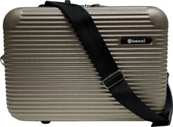 Benzi Barra - Set Van Handbagage Koffer + Beautycase - Champagne -Trolley Winkel 1200x885